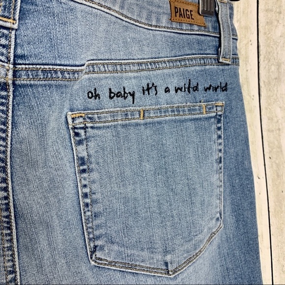 Paige | Hoxton Ankle Embellished Jeans - Picture 6 of 8